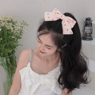 Kẹp Tóc Nơ Vải Dành Cho Nữ