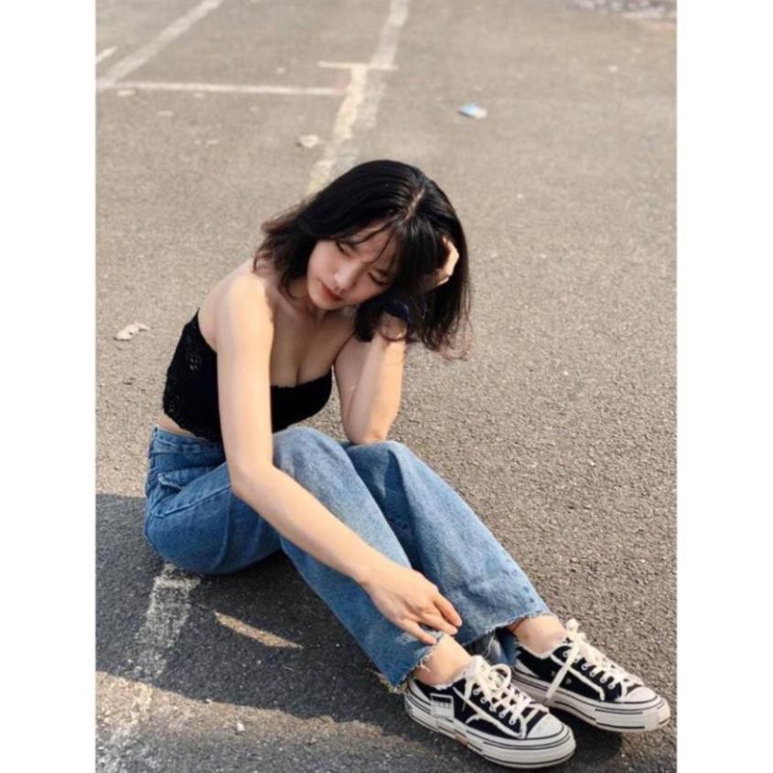 Giày 𝐗𝐯𝐞𝐬𝐬𝐞𝐥 ⚡️𝐅𝐑𝐄𝐄 𝐒𝐇𝐈𝐏⚡️ Giày 𝐗𝐯𝐞𝐬𝐬𝐞𝐥 đế gỗ style rách nam nữ hot trend hàng cao cấp full hộp bill