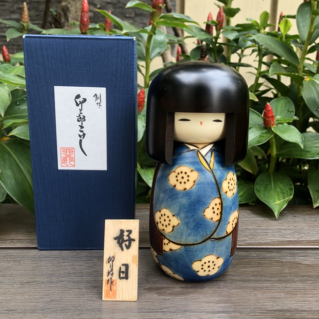 Búp bê Kokeshi, búp bê gỗ handmade hàng chính hãng Nhật Bản