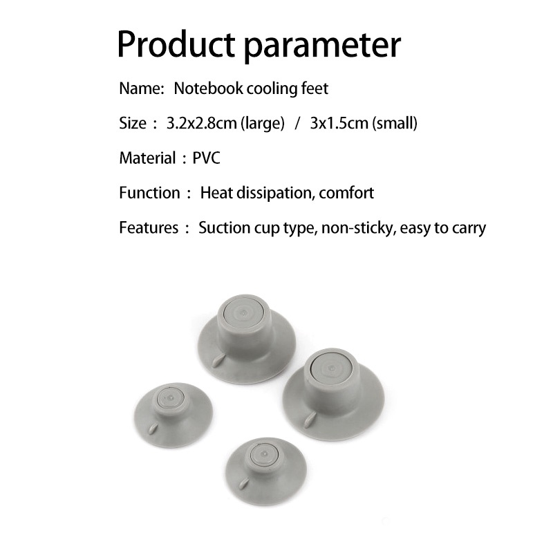Chân đỡ tản nhiệt chống trượt cho Laptop Macbook Hp Lenovo GUUGEI