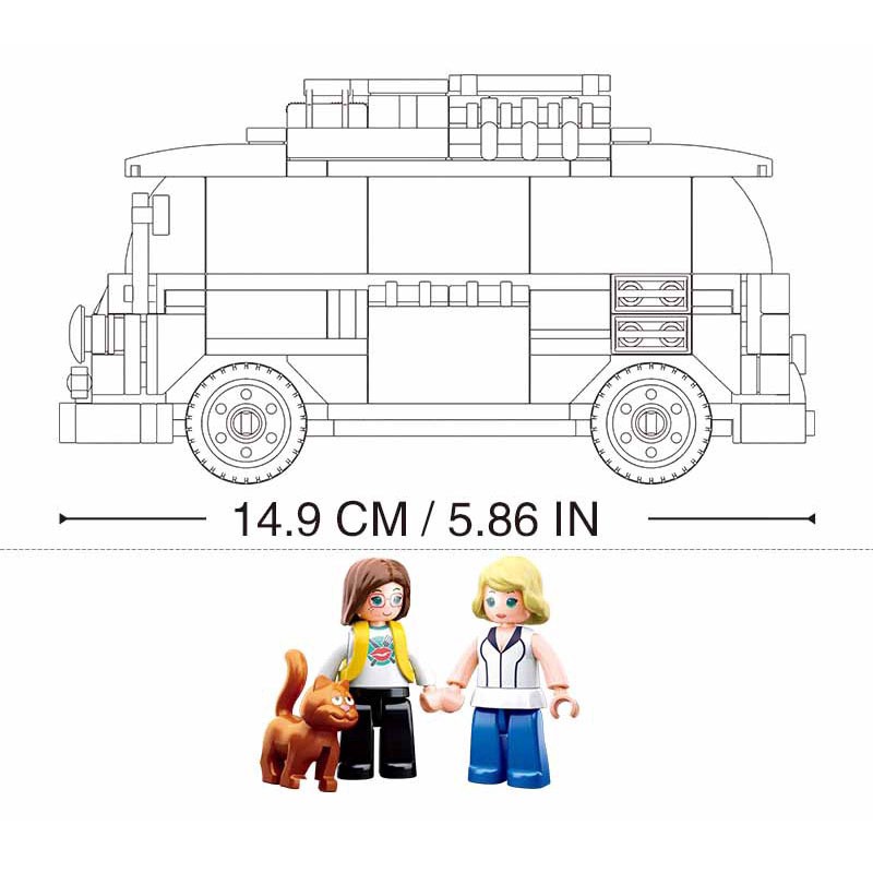 LEGO Bộ Đồ Chơi Lắp Ráp Mô Hình Xe Hơi Sluban 0707 227 Mảnh
