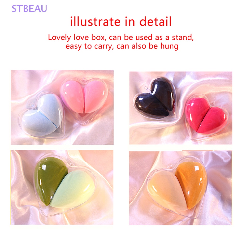 Set 2 Mút Trang Điểm Hình Trứng Làm Đẹp Tiện Dụng