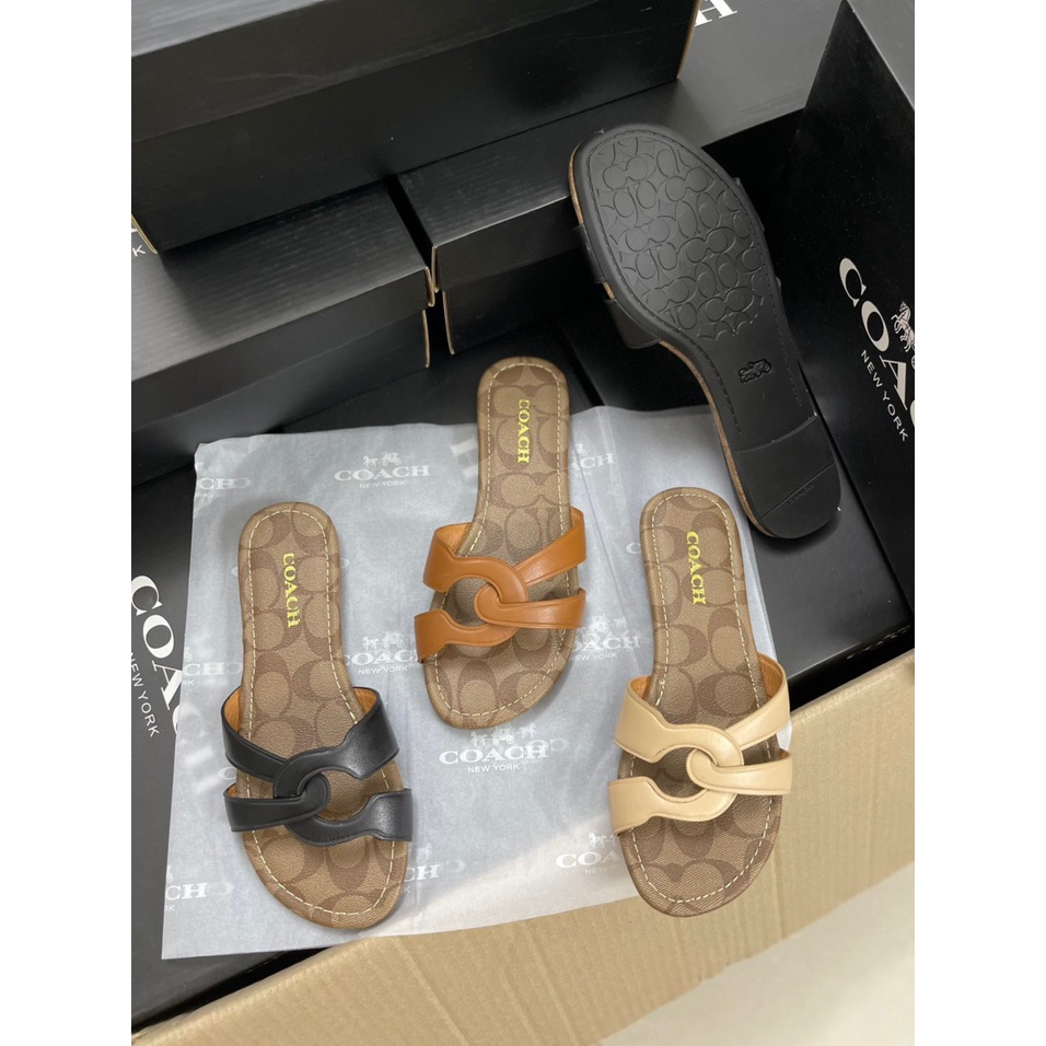 Dép Coach Women's Essie Leather