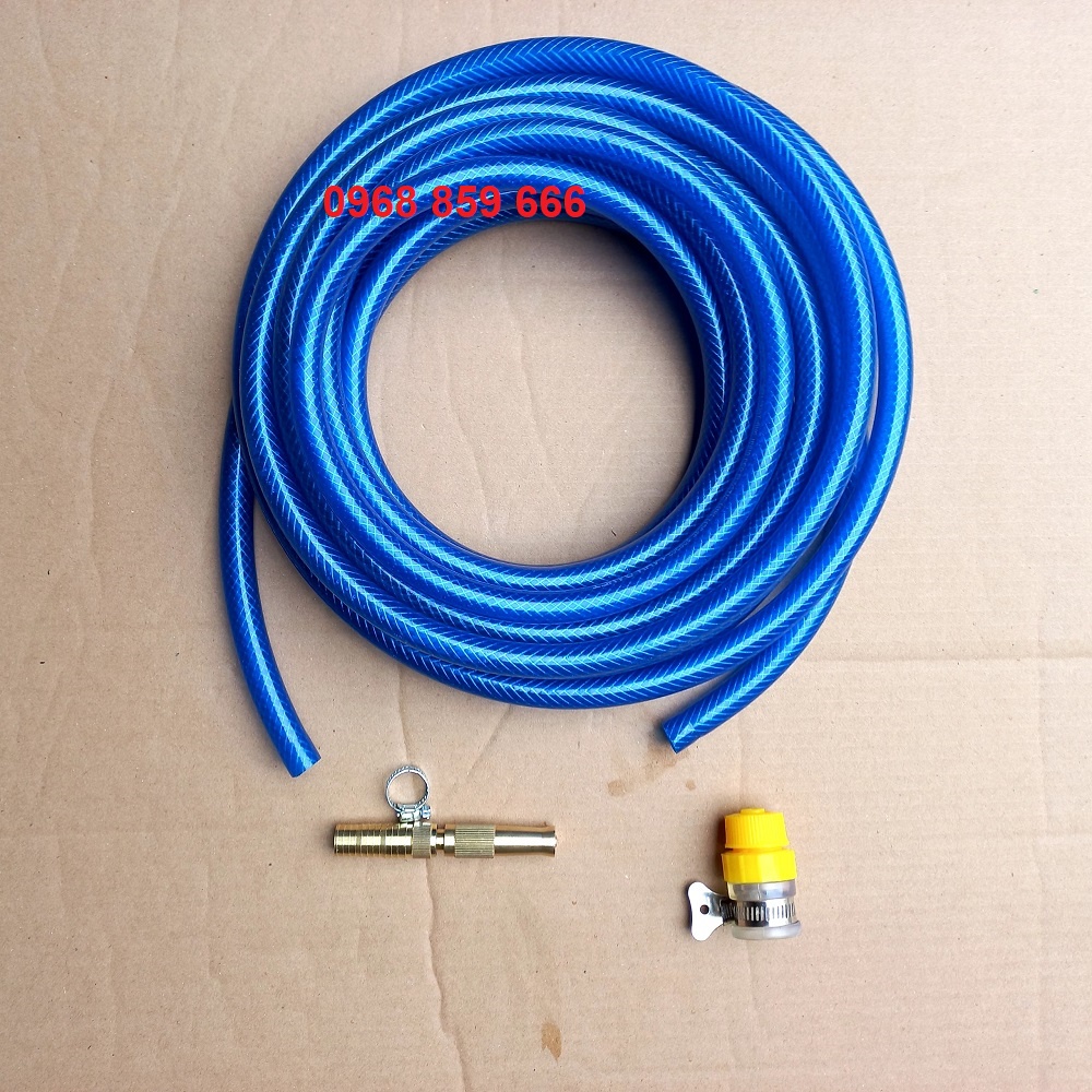 Vòi xịt rửa xe, tưới cây tăng áp lực nước tùy chỉnh nhiều chế độ 3m đến 30m, lắp cho vòi nước nhà