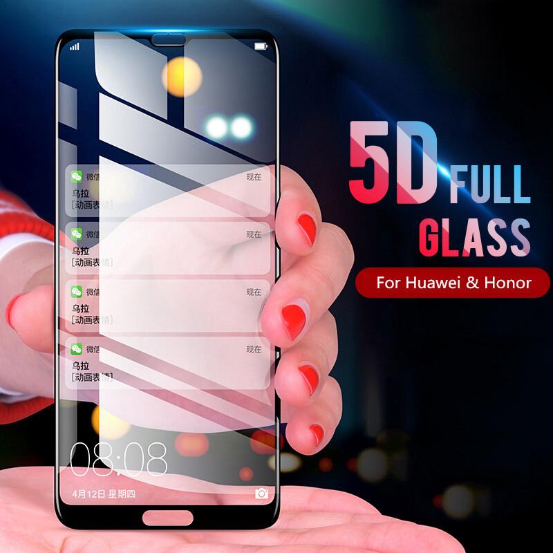KÍnh cường lực 5D bảo vệ màn hình cho Huawei Y9 2018 Y7 Y6 Y5 Prime Honor 8X 6X GR5 2018 GR3 P8 Lite 2018