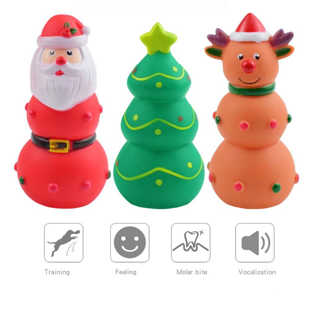 WTTLE Đồ Chơi GặM HìNh Ông Già Noel Cho Thú Cưng