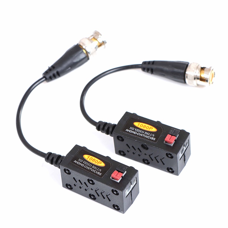 Set 2 Bộ Truyền Tín Hiệu Video Balun 1080p Ahd / Cvi / Tvi / Cvbs