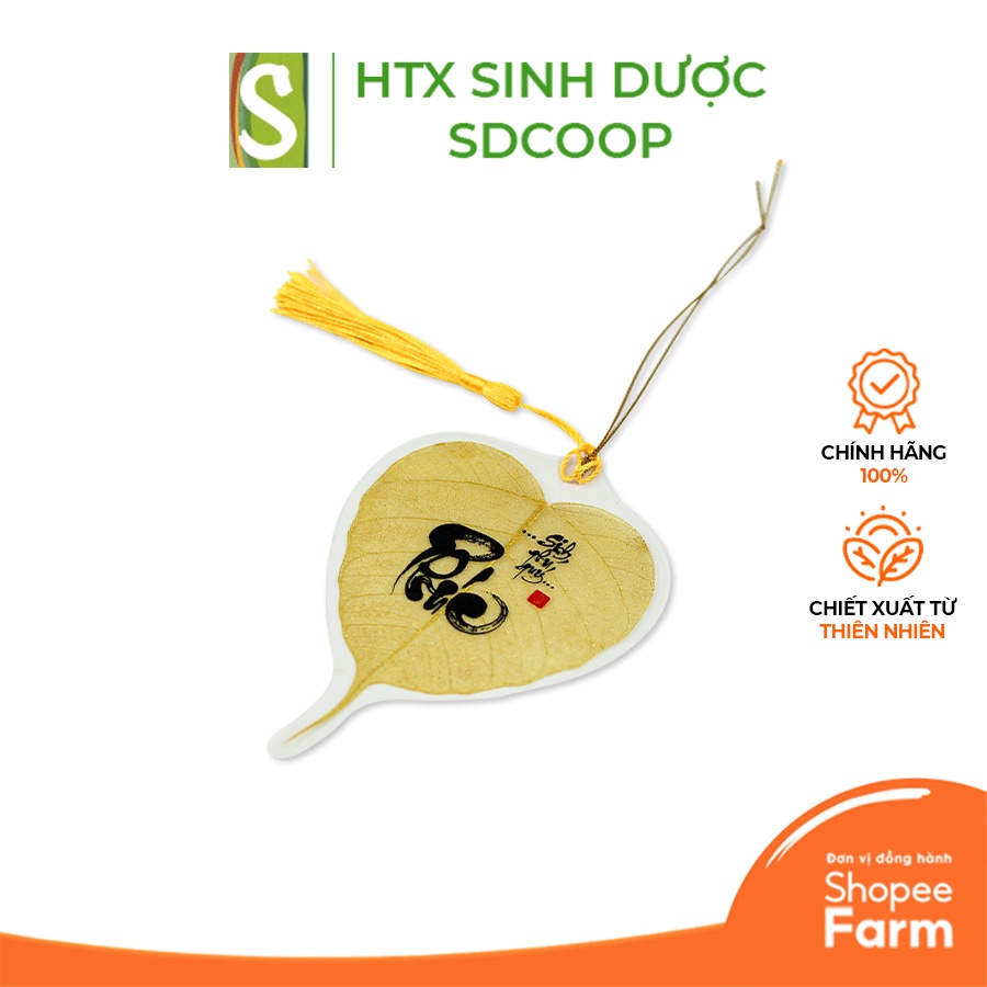 Xương Lá Bồ Đề ép Plastic, chữ thư pháp treo, để ốp điện thoại - HTX Sinh Dược