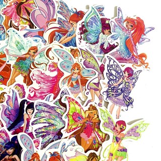 combo 30-60 ảnh sticker WinX Princess công chúa/ hình dán công chúa decal WinX Princess