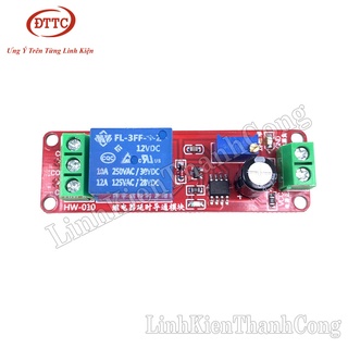 Module Relay Thời Gian Tạo Trễ NE555 - 12V (0-10s)