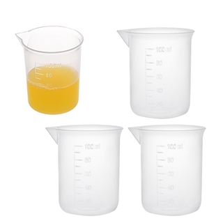 Cốc đong chất lỏng bằng nhựa trong suốt dung tích 100ml chất lượng cao sử dụng ở nhà bếp làm thủ công
