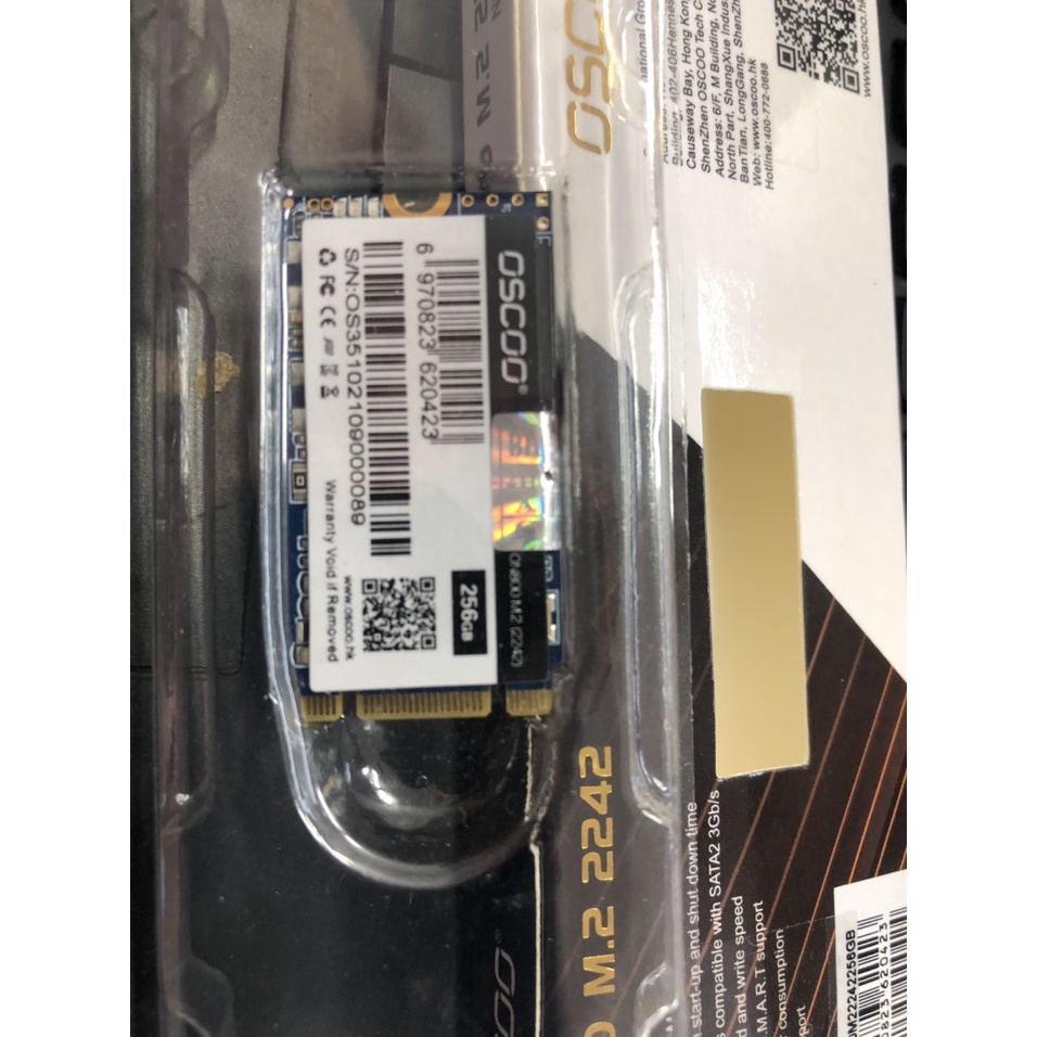 Ổ cứng SSD OSCOO - M.2 M2 SATA 2242 - Chính hãng phân phối - Bảo Hành 36 tháng