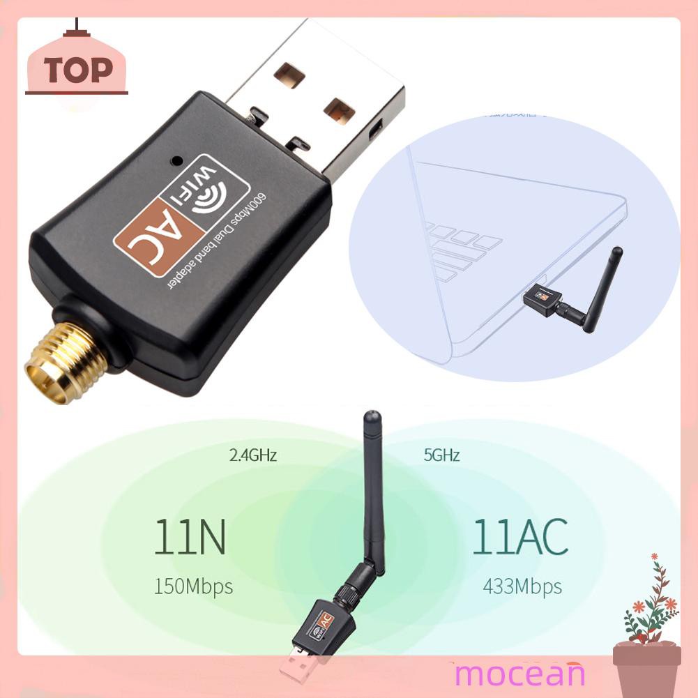Usb Wifi Mocean 600mbps 5ghz 802.11ac | BigBuy360 - bigbuy360.vn