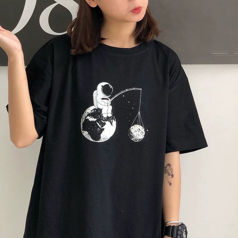 [Có VIDEO + ẢNH THẬT] Áo thun tay lỡ và tay ngắn UNISEX cotton co giãn 4 chiều TS341