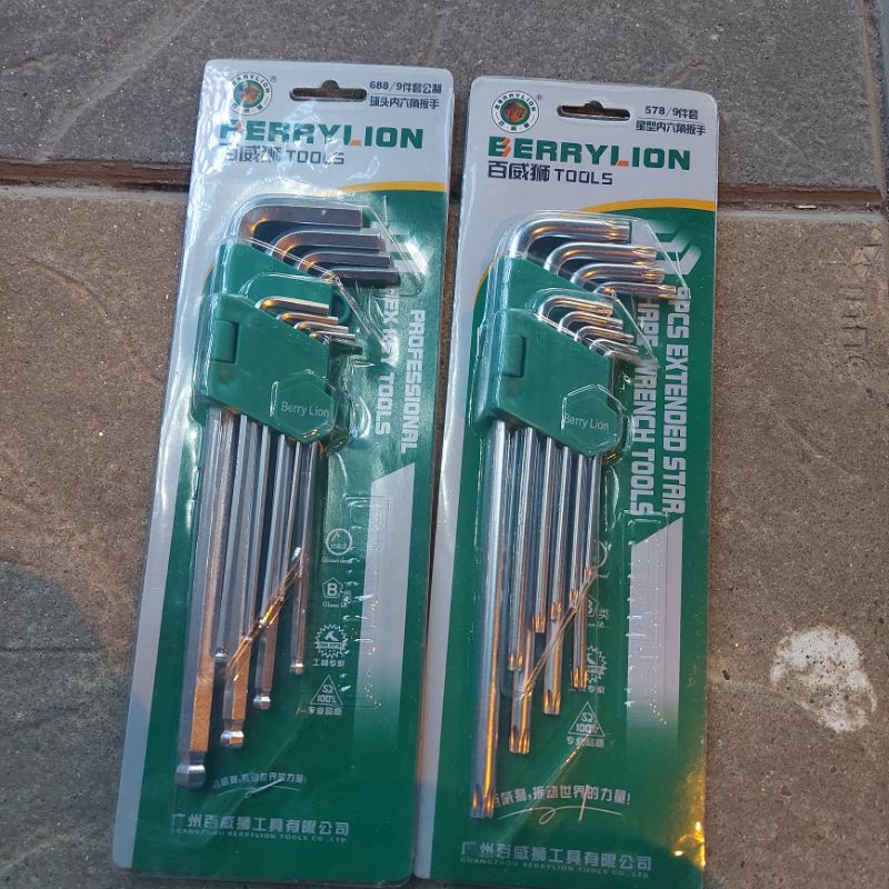 Bộ lục giác hoa thị 9 món BERRYLION