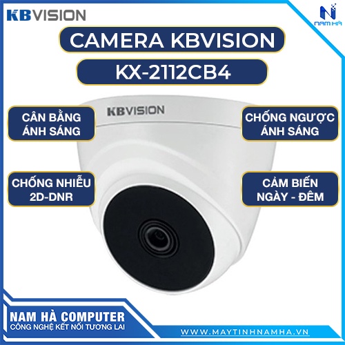 Camera Kbvision KX-2112CB4 2.0M Full HD dome Hàng Chính Hãng
