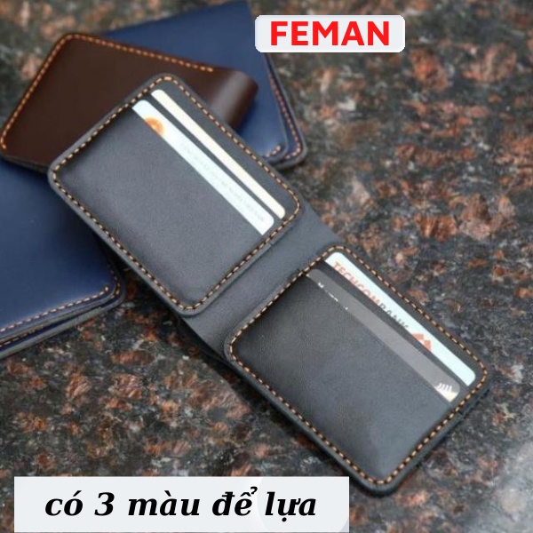 Ví Da Nam Bóp Da Bò Cao Cấp Dáng Ngang Cao Cấp BDB