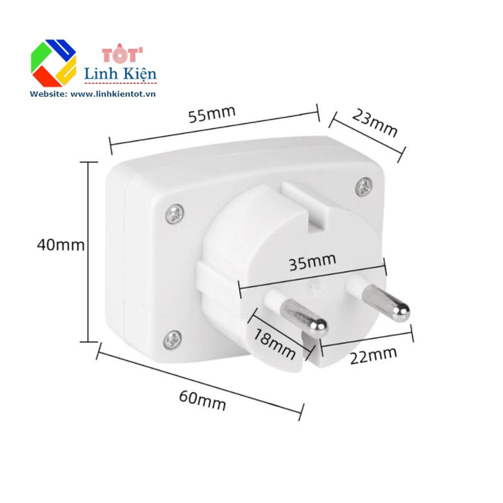 [AC 80-300V] Vôn kế kiểm tra điện áp AC 110 220V DM55-1