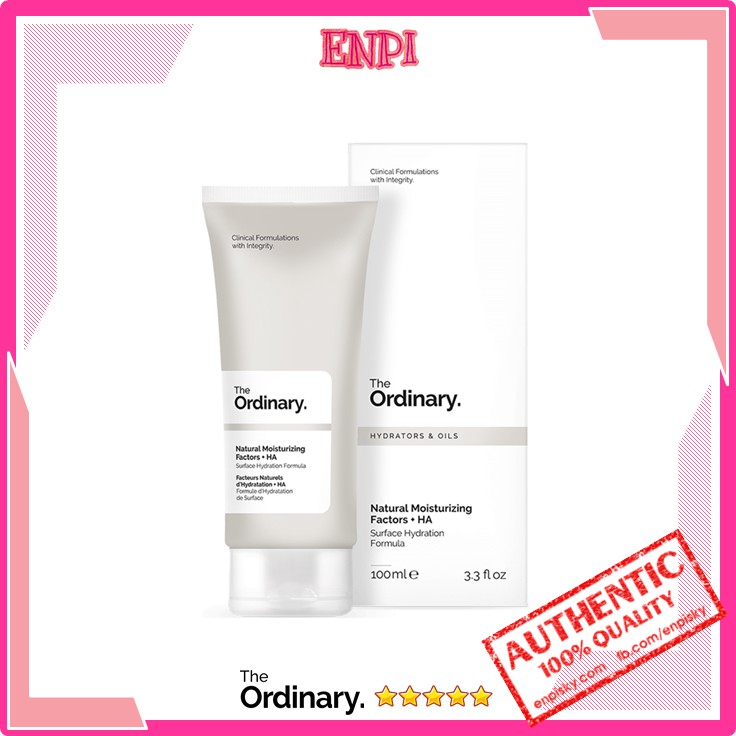 [Mã 12FMCGSALE1 giảm 10% đơn 250K] Kem dưỡng Natural Moisturizing Factors + HA - The Ordinary