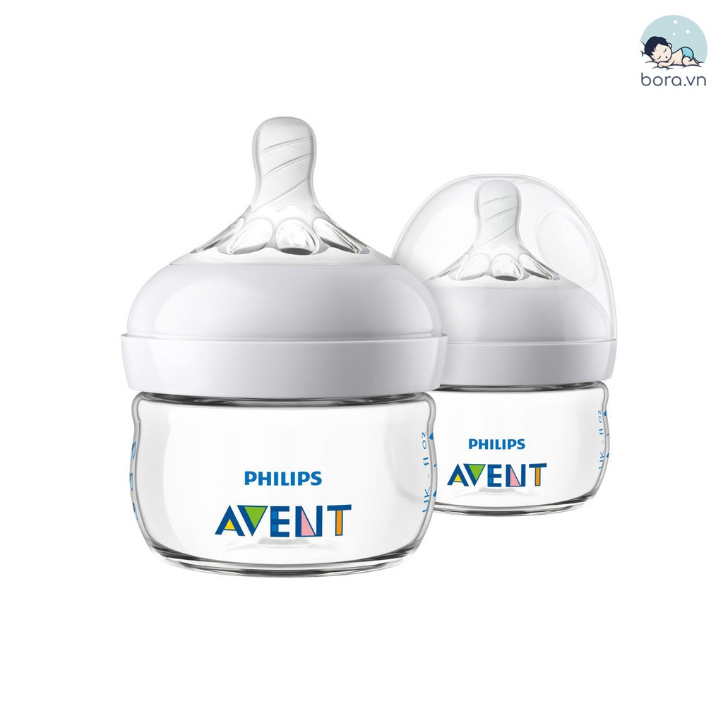 Bình sữa Avent Natural 60ml chính hãng