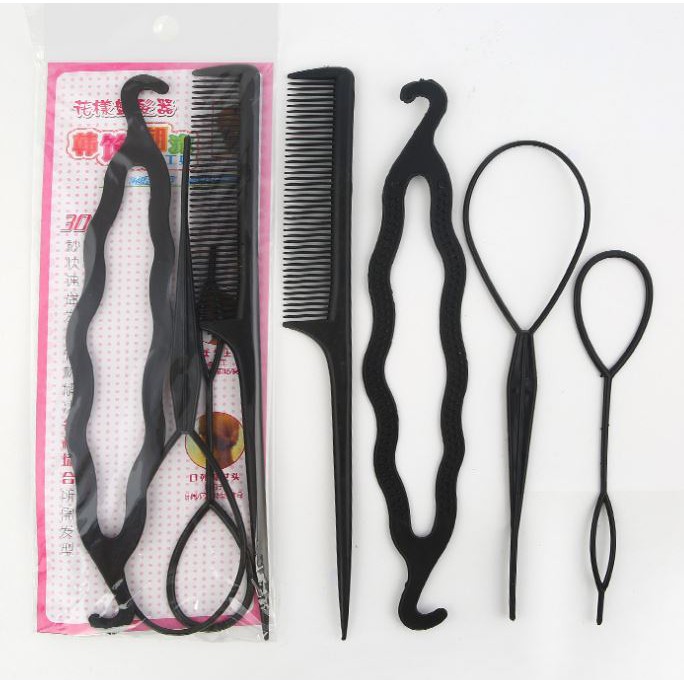 Bộ 4 dụng cụ búi tóc - tạo kiểu tóc đa năng