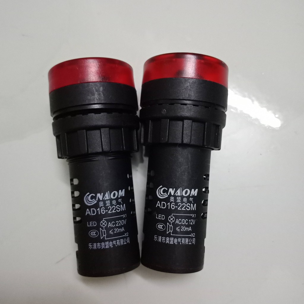 Đèn báo có CÒI báo động 12V 24V 220V -3 màu ĐỎ VÀNG XANH