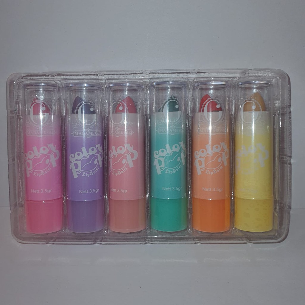 (hàng Mới Về) Son Dưỡng Môi Chiết Xuất Trái Cây Màu Sắc Tươi Tắn Thương Hiệu Madame Gie | BigBuy360 - bigbuy360.vn