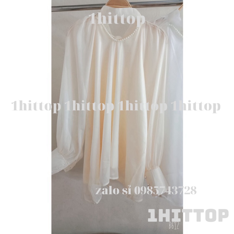 áo babydoll tay bồng tiểu thư dấu quần kaca 1hittop