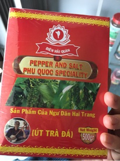 Muối tiêu dưỡng sinh Phú Quốc 500g