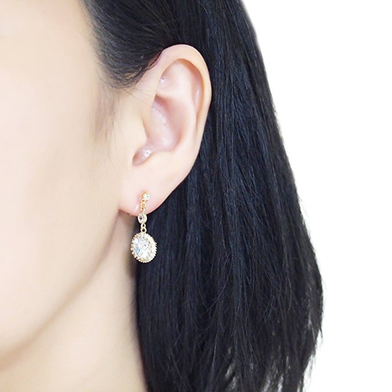 Bộ 50 Kẹp Chữ U Trong Suốt Dùng Làm Bông Tai