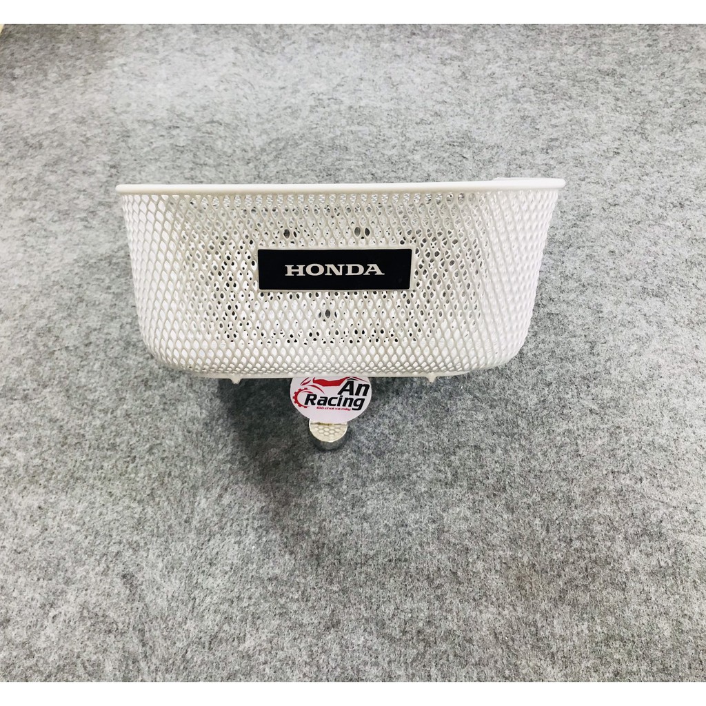 rỗ xe wave thái dành cho xe wave lớn màu trắng