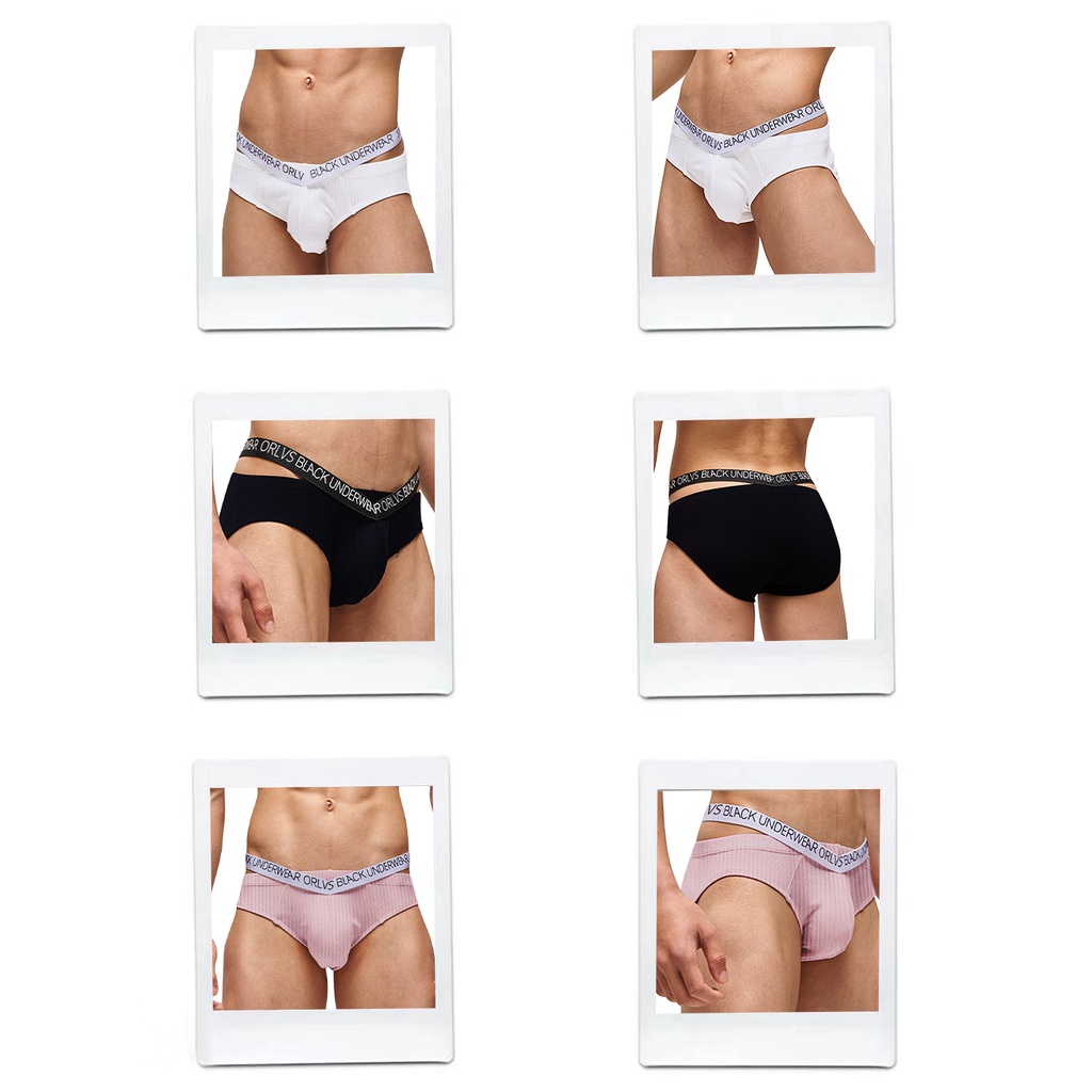 Quần Lót Cotton Lưng Thấp Thoáng Khí Thời Trang Cho Nam OR6251