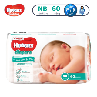 Tã Dán Huggies NB60 (dưới 5kg)