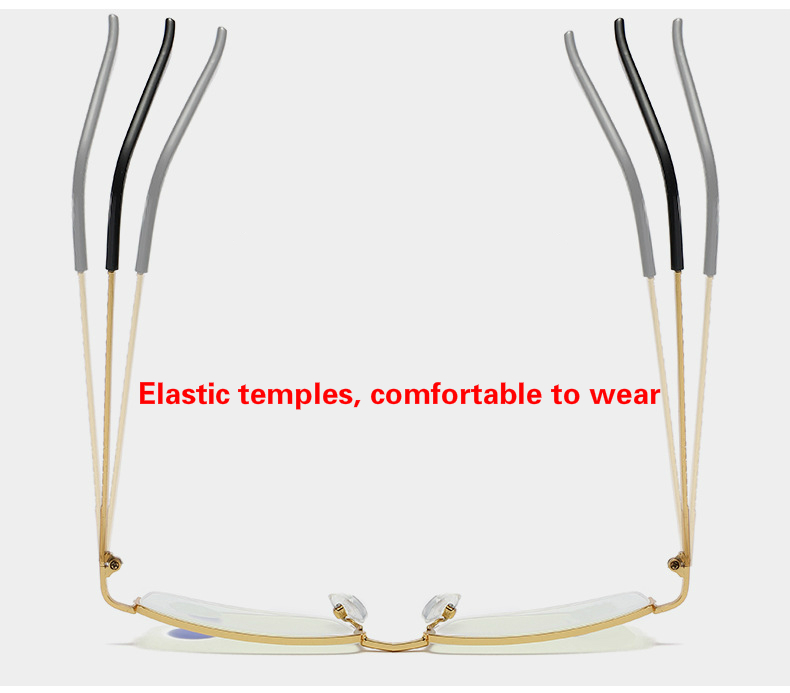 Kính đọc sách chống tia xanh mới gọng kim loại HD cho nam +1.00/+1.50/+2.00/+2.50/+3.00/+3.50/+4.00