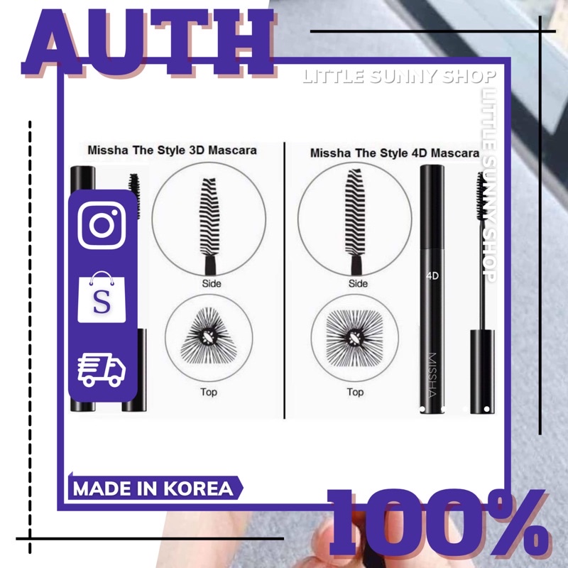 [Hàng chính hãng] Mascara Missha The Style 3D / 4D Hàn Quốc 7g | BigBuy360 - bigbuy360.vn