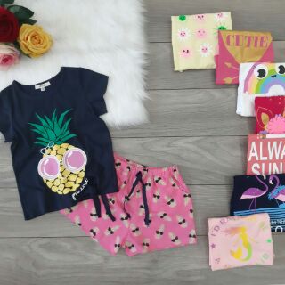 Bộ thun đùi bé gái size 10T - 14T