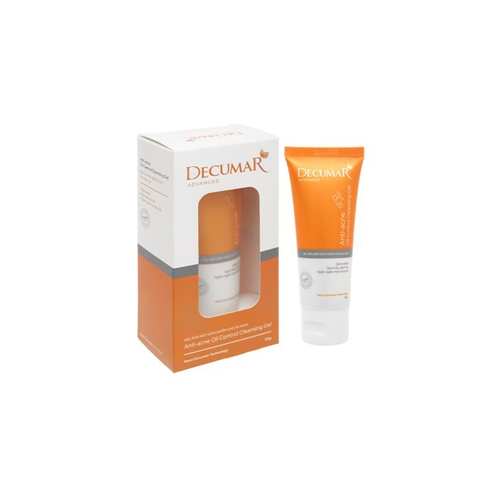 Sữa rửa mặt dạng Gel Decumar Clean Advanced 100gr kiểm soát dầu ngừa mụn hiệu quả