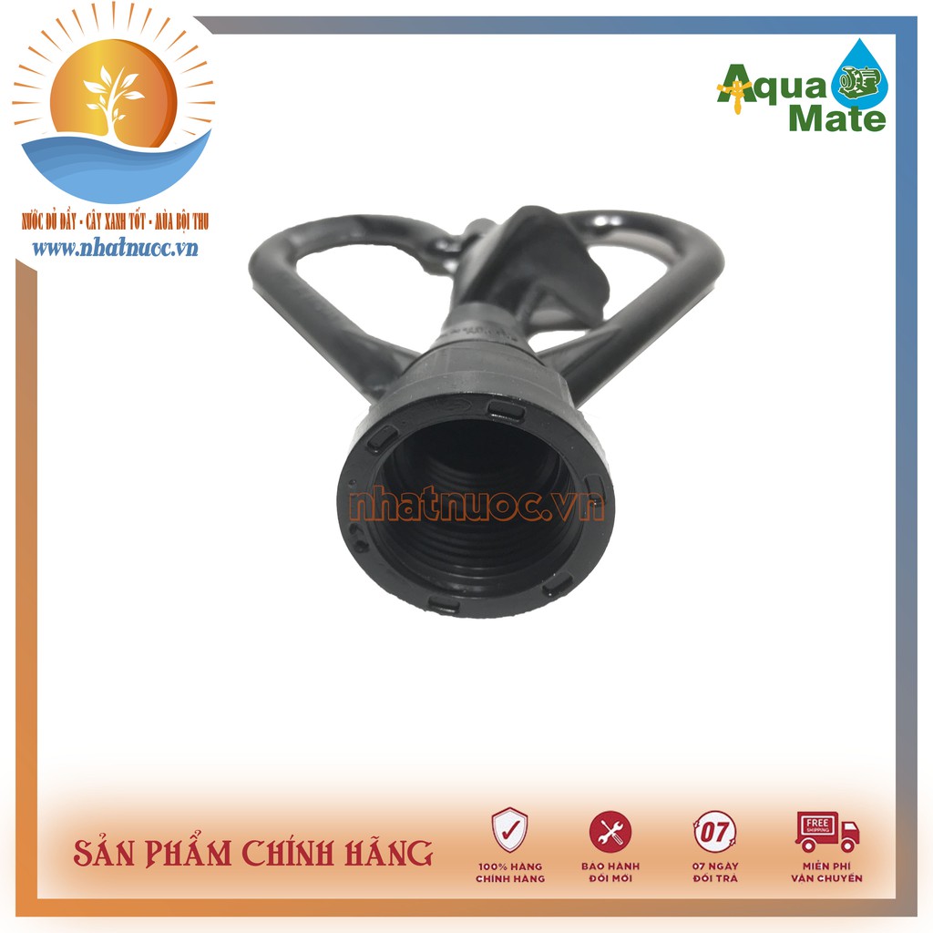 Bép (béc) phun nước Aquamate SW-2005 tự động bằng nhựa D=12.5mm phun xoay 360 độ bán kính tưới 5-7m