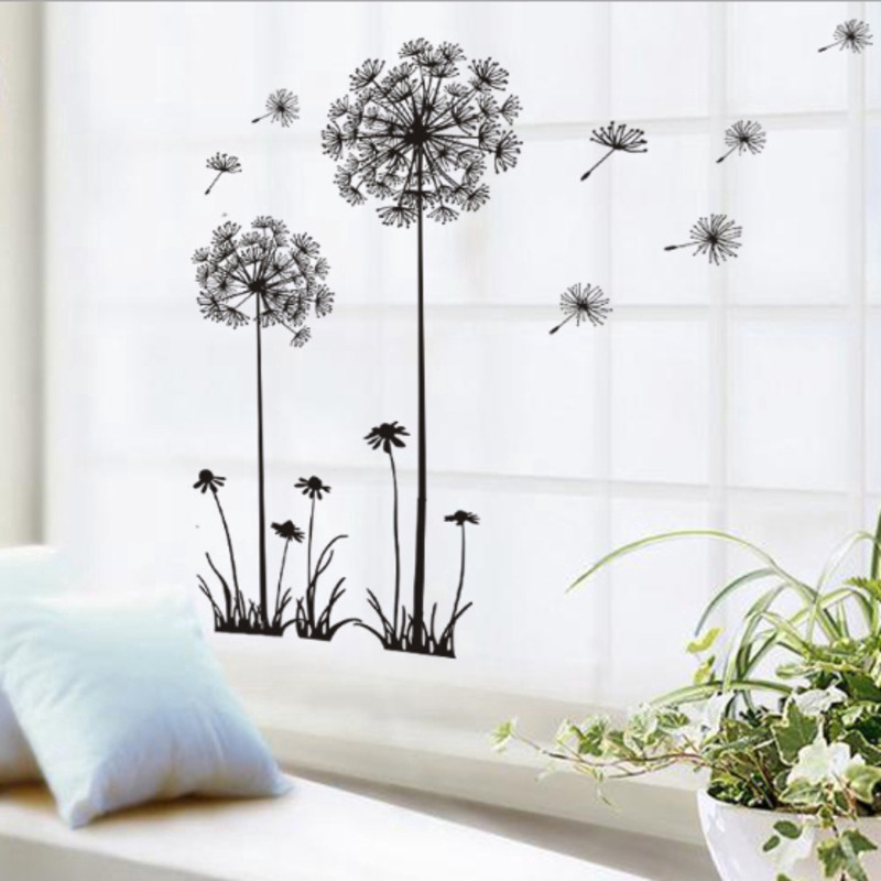 Nhãn dán tường bồ công anh nghệ thuật
