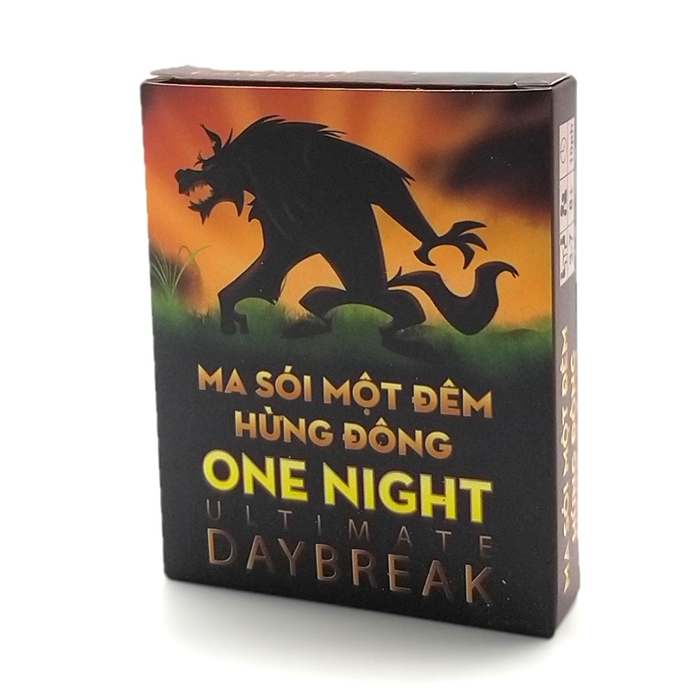 Ma sói One Night DayBreak Việt Hóa 13 lá bài, 10 token