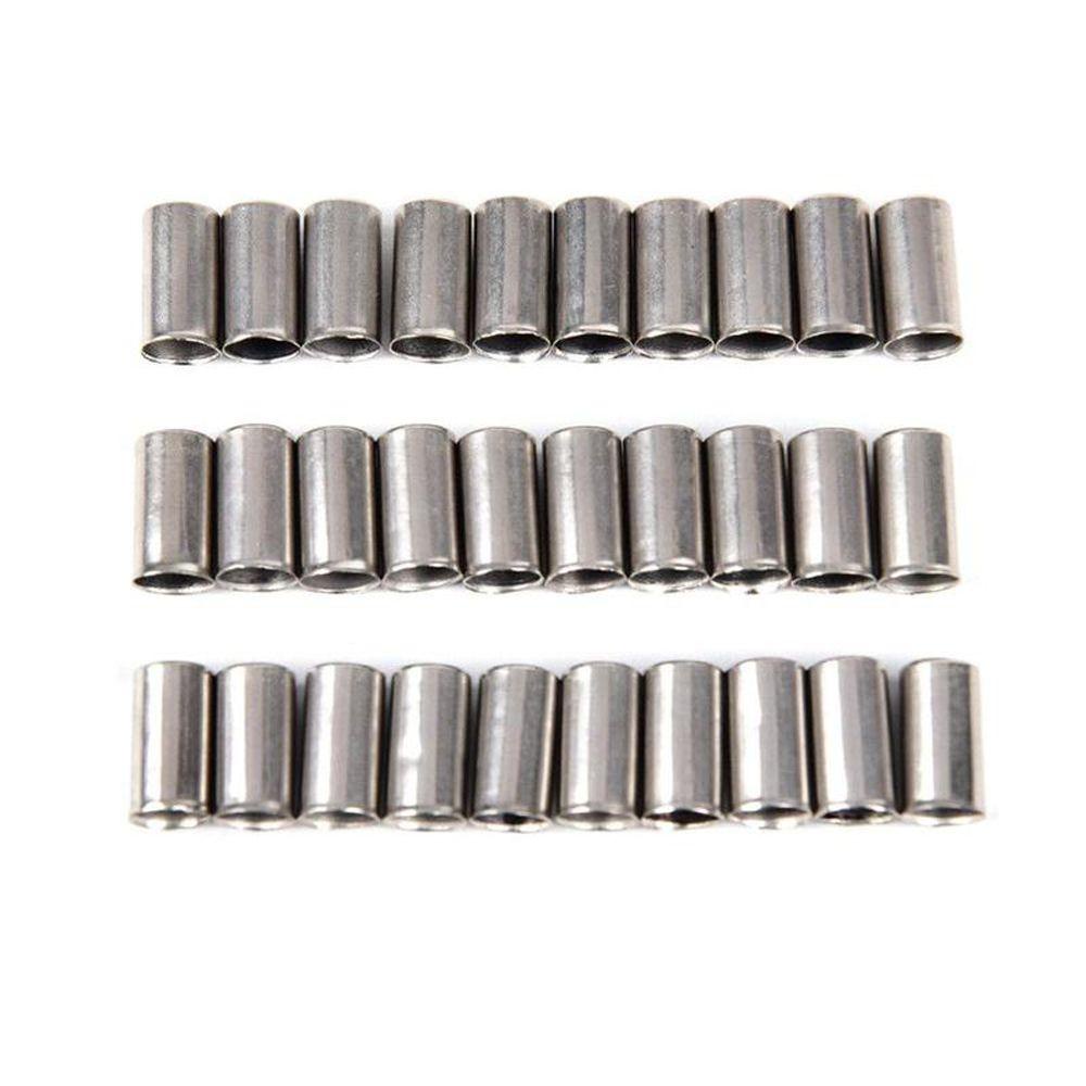 Bộ 100 Vỏ Bọc Dây Phanh Xe Đạp Bằng Hợp Kim Nhôm 2 / 3 / 5mm
