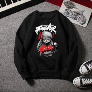 SALE- "RẺ VÔ ĐỊCH" ÁO NỈ MÈO BOXING NAM NỮ BIG SIZE - LIMITED