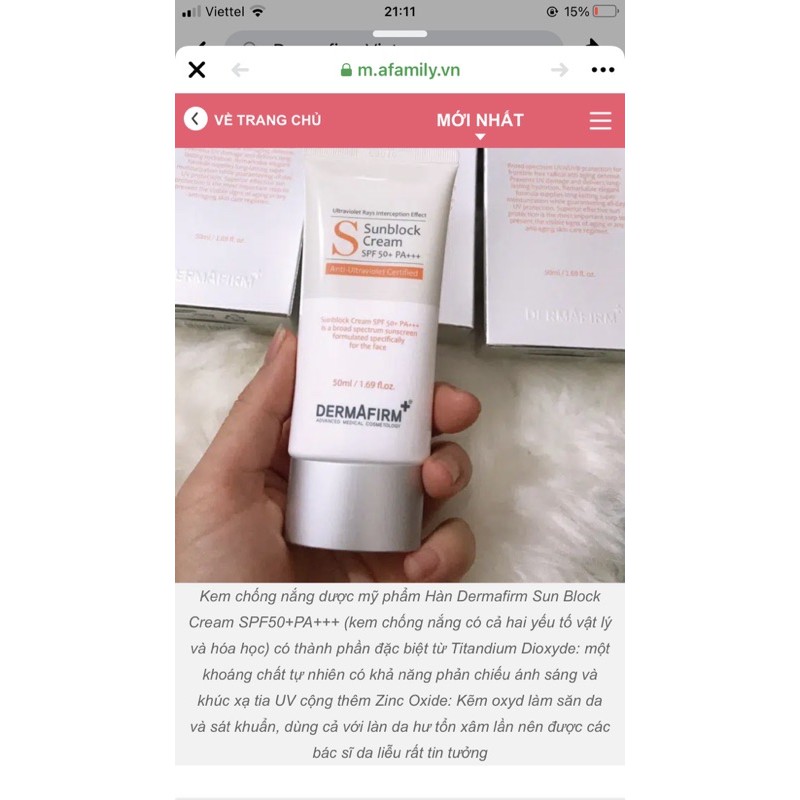 [ FREEE SHIP SIÊU TỐC - IB NHẬN GIÁ SỐC ] KEM CHỐNG NẮNG Y KHOA SUNBLOCK CREAM SPF50+PA+++ GIÁ THẤP NHẤT | BigBuy360 - bigbuy360.vn