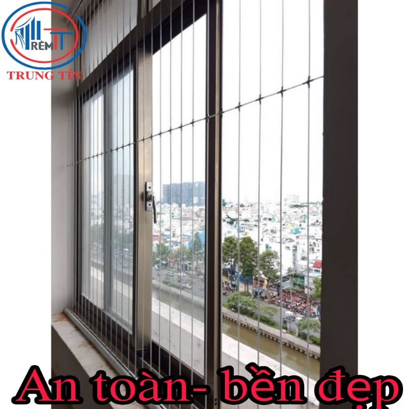 Cáp lưới an toàn ban công 3mm lõi inox bọc nhựa