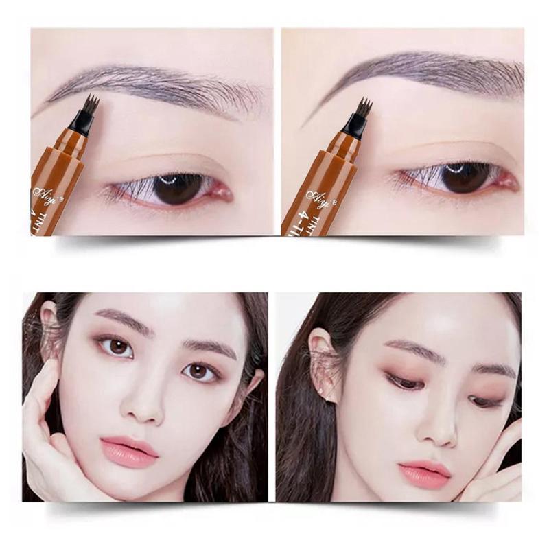 [Hàng mới về] Bút kẻ mày phẩy sợi 4D không thấm nước và lâu trôi
