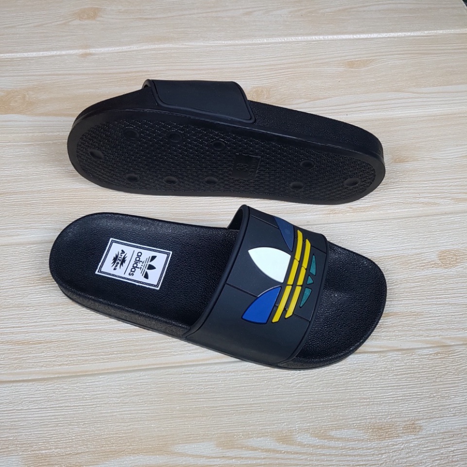 Dép nam nữ quai ngang ADIDAS, dép Das 3 lá thời trang full box