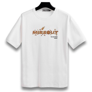 [ ẢNH THẬT + FEEDBACK ]Áo thun unisex nam nữ áo phông tay lỡ MISSOUT , Áo phông local unisex nam nữ