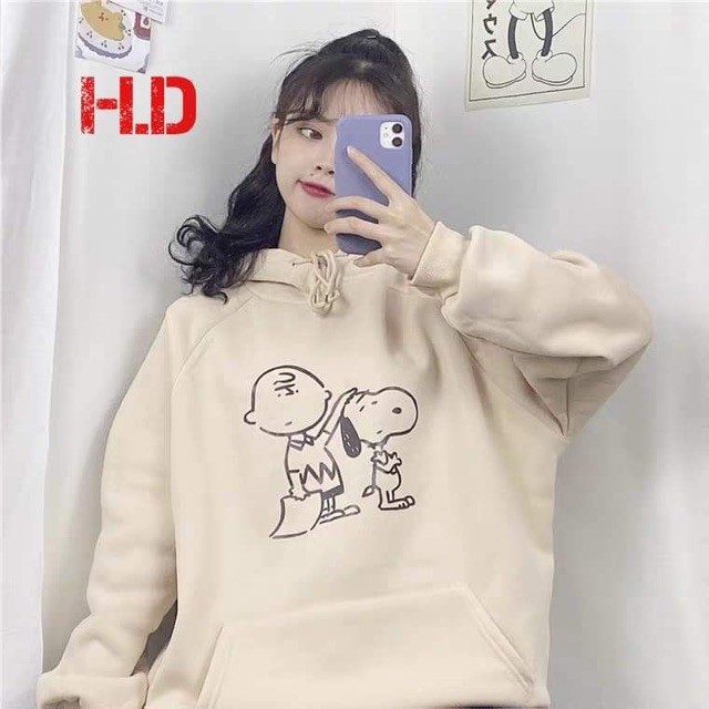 Áo hoodie cậu bé và cún HĐ12