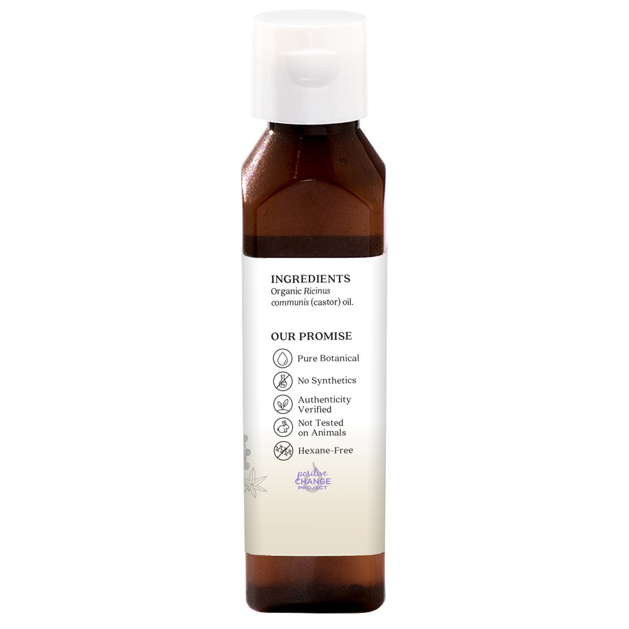 Dầu thầu dầu hữu cơ (Organic Castor Oil) - Aura Cacia - 118ml