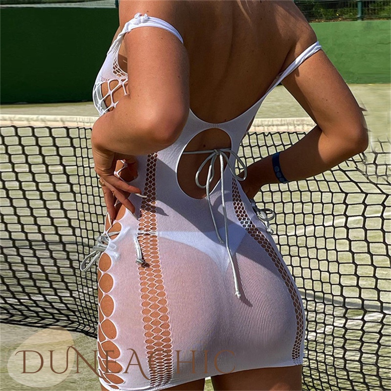 Đầm body DUNEA phối lưới quyến rũ cho nữ